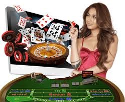 Antarmuka dashboard multi-kategori dengan permainan live dan slot